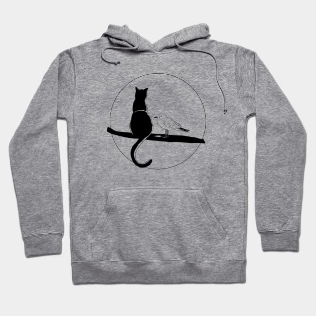 The Story of A Seagull and The Cat Who Taught Her To Fly Hoodie by Thelmo